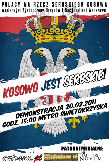 demonstracja kosowo jest serbskie