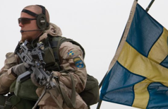 Szwedzki żolnierz w Afganistanie