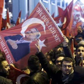 Tureckie protesty w Holandii